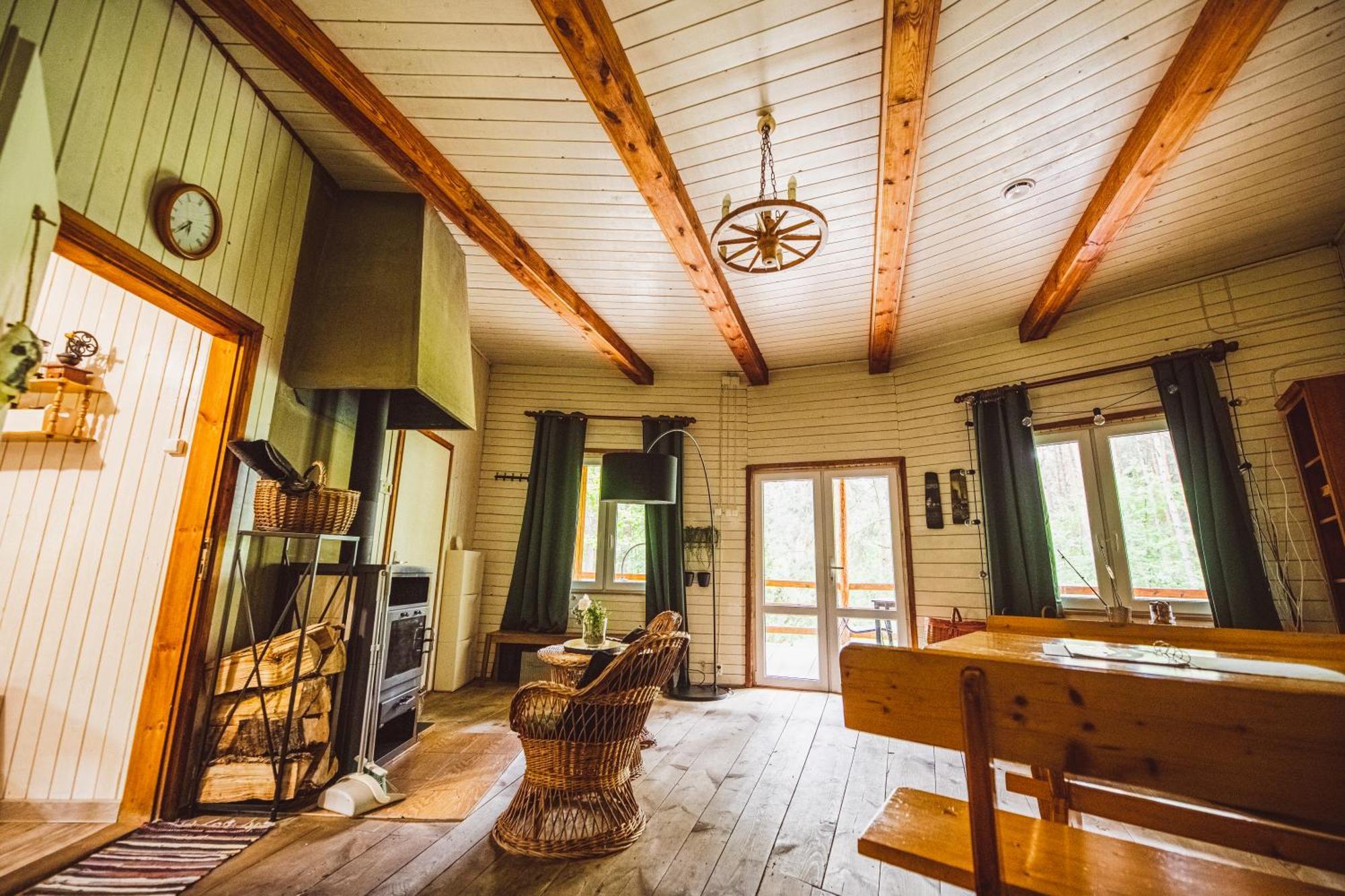 Cozy Nature Retreat With Patio Fireplace Garden Maciejowice Dış mekan fotoğraf