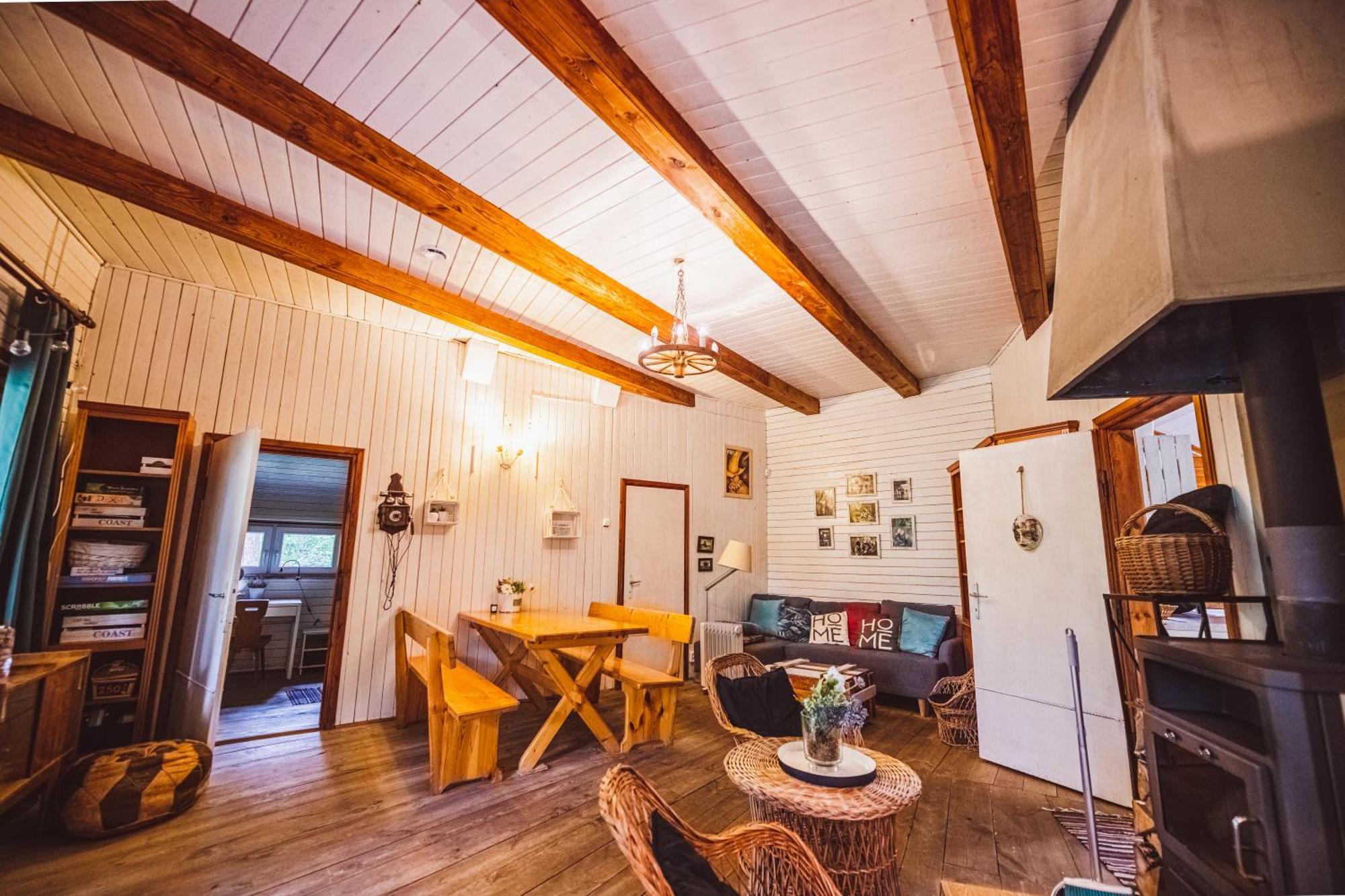 Cozy Nature Retreat With Patio Fireplace Garden Maciejowice Dış mekan fotoğraf