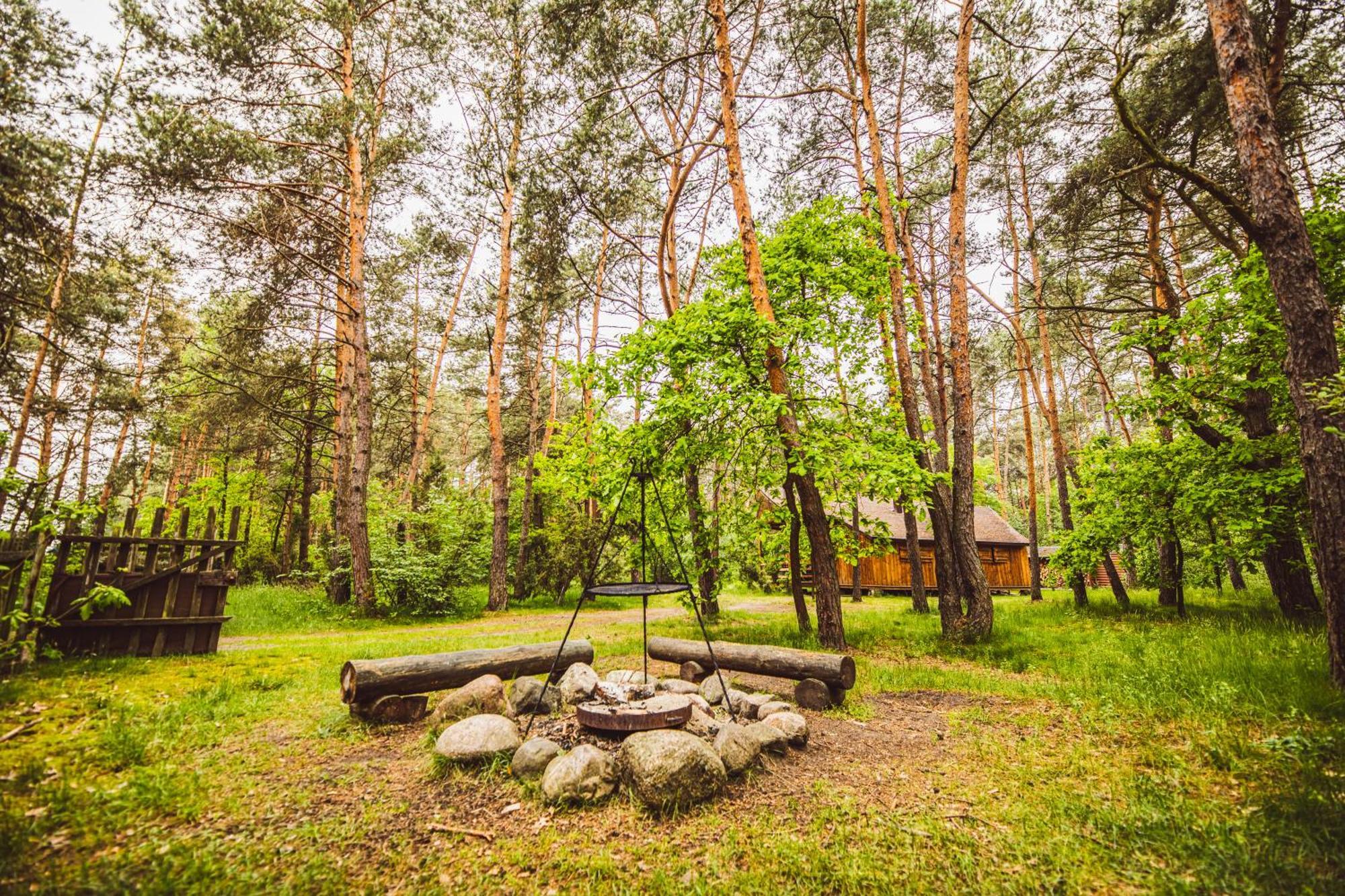 Cozy Nature Retreat With Patio Fireplace Garden Maciejowice Dış mekan fotoğraf