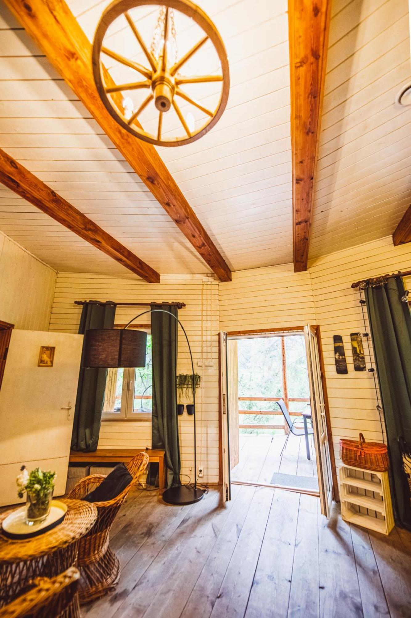 Cozy Nature Retreat With Patio Fireplace Garden Maciejowice Dış mekan fotoğraf