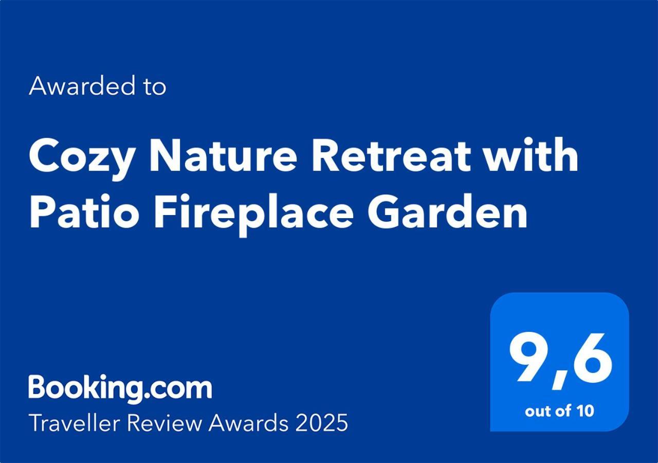 Cozy Nature Retreat With Patio Fireplace Garden Maciejowice Dış mekan fotoğraf